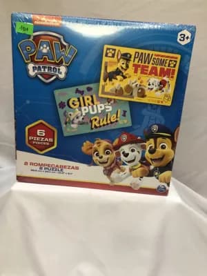2 Rompecabezas Paw Patrol 3 años